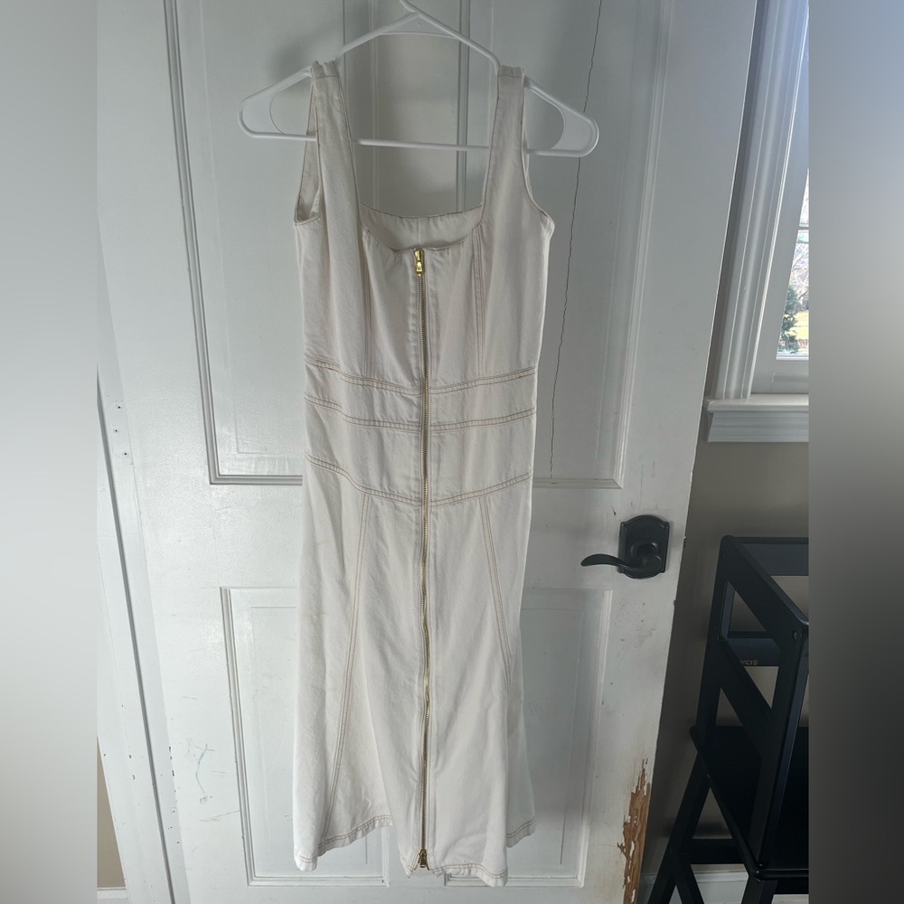 INC International Concepts White Midi Dress